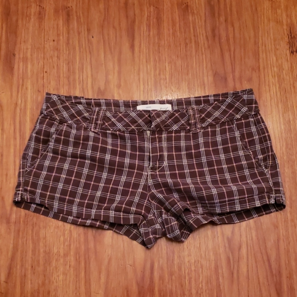 Browns plaid shorts